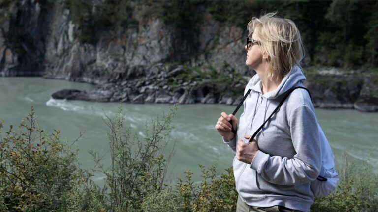 Active older woman running outdoors, representing urolithin A vs fisetin for longevity and healthy aging